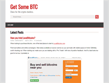 Tablet Screenshot of getsomebtc.com